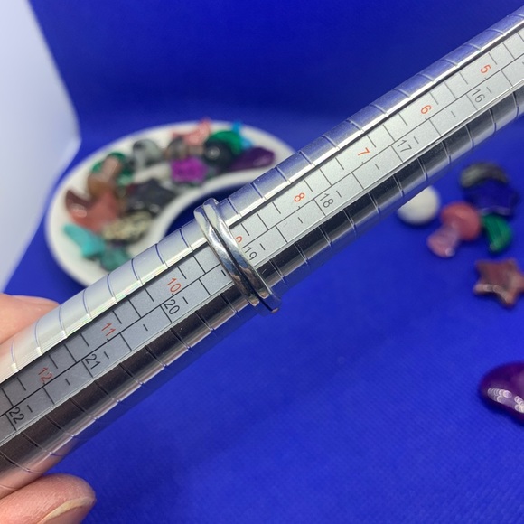 Stunning Faceted Tiger’s Eye Ring! .925 Sterling Silver Plated, Size 9.25 - Picture 8 of 9